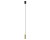Lampa sufitowa wisząca Industrialna Loft FOURTY SOLID BRASS S 10766 NOWODVORSKI Lighting GU10 R35 oświetleniowa żyrandol nowoczesna do Kuchni Jadalni nad stół blat wyspę mosiądz zwis Inspiracje Premium