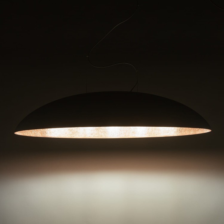 Lampa sufitowa wisząca Industrialna Loft CANOE WHITE GOLD V 7927 NOWODVORSKI Lighting E27 x5 oświetleniowa żyrandol nowoczesna do Kuchni Jadalni nad stół blat wyspę biało-złota zwis Inspiracje Premium