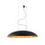 Lampa sufitowa wisząca Industrialna Loft CANOE BLACK GOLD V 7926 NOWODVORSKI Lighting E27 x5 oświetleniowa żyrandol nowoczesna do Kuchni Jadalni nad stół blat wyspę czarno-złota zwis Inspiracje Premium