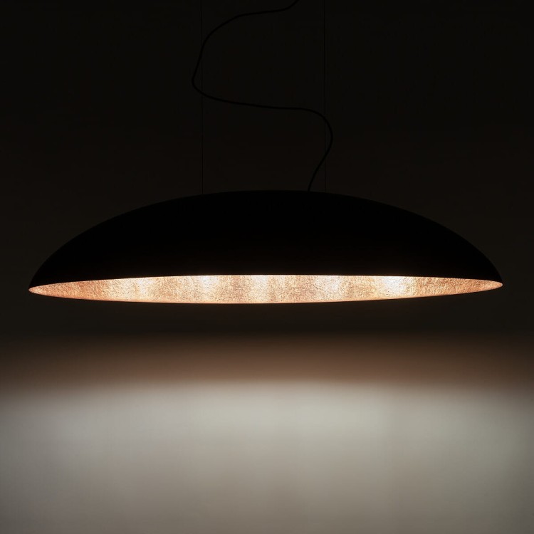 Lampa sufitowa wisząca Industrialna Loft CANOE BLACK GOLD V 7926 NOWODVORSKI Lighting E27 x5 oświetleniowa żyrandol nowoczesna do Kuchni Jadalni nad stół blat wyspę czarno-złota zwis Inspiracje Premium