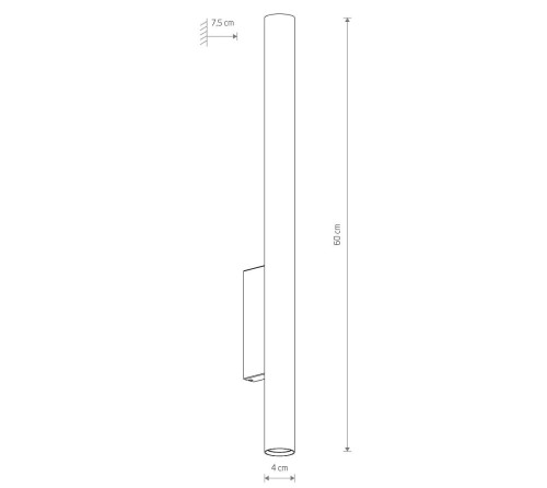 Lampa ścienna Industrialna Loft FOURTY WALL SOLID BRASS XL 10760 NOWODVORSKI Lighting 2xGU10 R35 60cm oprawa oświetleniowa  kinkiet nowoczesna mosiądz Inspiracje Premium