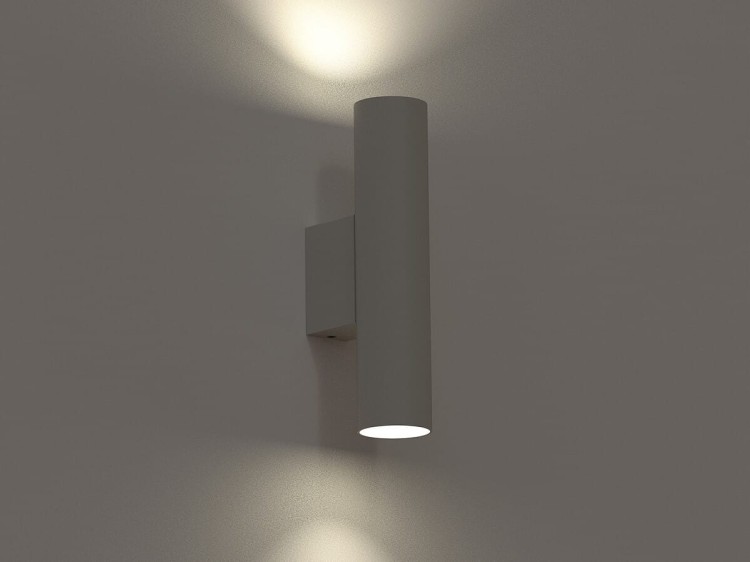 Lampa ścienna Industrialna Loft FOURTY WALL SILK GRAY M 10890 NOWODVORSKI Lighting 2xGU10 R35 18 cm oprawa oświetleniowa  kinkiet nowoczesna metal szary szara Inspiracje Premium