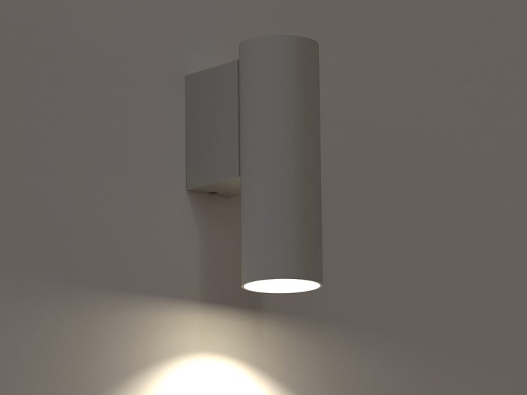 Lampa ścienna Industrialna Loft FOURTY WALL SILK GRAY S 10888 NOWODVORSKI Lighting GU10 R35 12 cm oprawa oświetleniowa kinkiet nowoczesna metal szary szara Inspiracje Premium