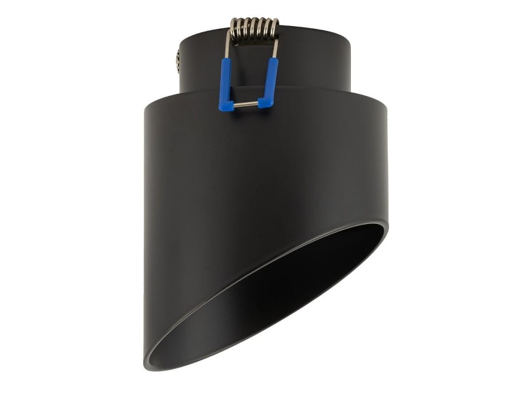 Lampa sufitowa podtynkowa HVAR CG BLACK 10487 NOWODVORSKI Lighting GX53 8,5 cm Spot oświetleniowa nowoczesna sufitowa metal czarna do regipsu Inspiracje Premium