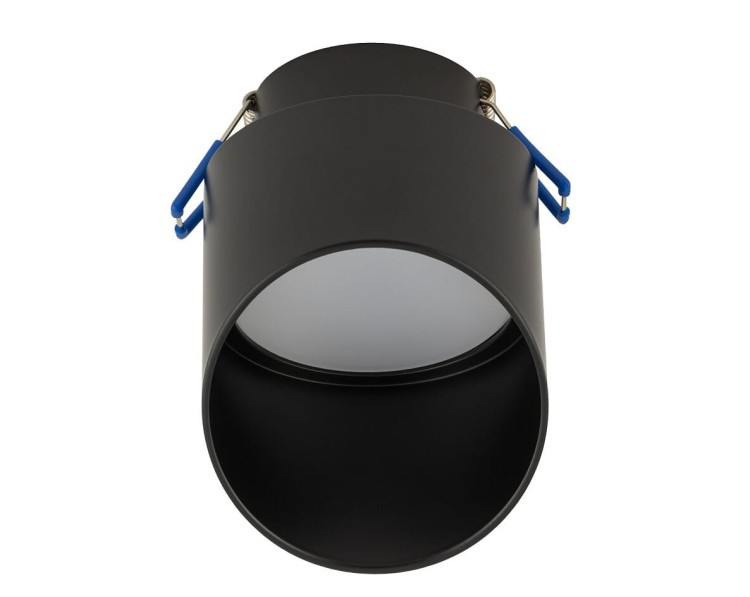 Lampa sufitowa podtynkowa HVAR CG BLACK 10487 NOWODVORSKI Lighting GX53 8,5 cm Spot oświetleniowa nowoczesna sufitowa metal czarna do regipsu Inspiracje Premium