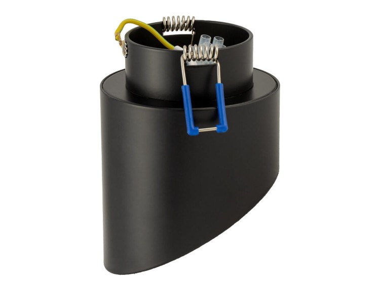 Lampa sufitowa podtynkowa HVAR CG BLACK 10487 NOWODVORSKI Lighting GX53 8,5 cm Spot oświetleniowa nowoczesna sufitowa metal czarna do regipsu Inspiracje Premium