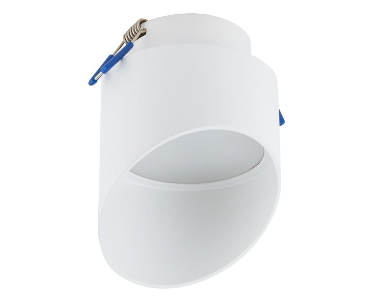 Lampa sufitowa podtynkowa HVAR CG WHITE 10488 NOWODVORSKI Lighting GX53 8,5 cm Spot oświetleniowa nowoczesna sufitowa metal biała do regipsu Inspiracje Premium