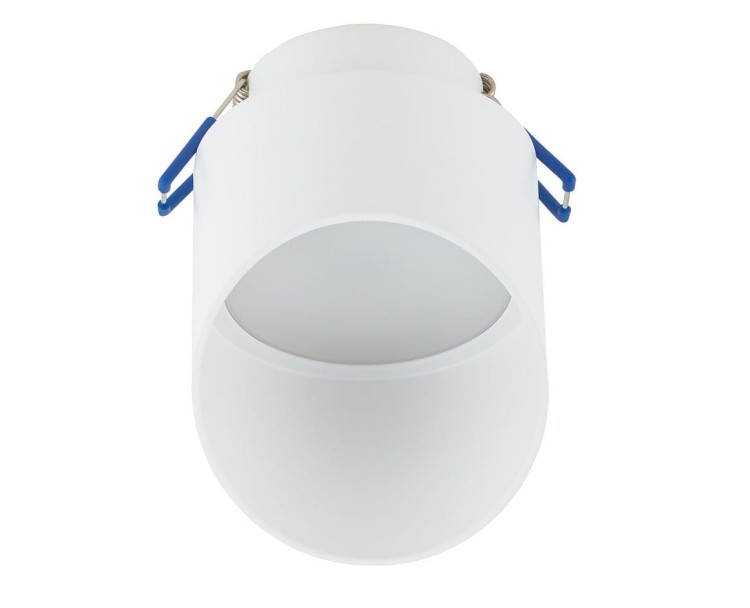 Lampa sufitowa podtynkowa HVAR CG WHITE 10488 NOWODVORSKI Lighting GX53 8,5 cm Spot oświetleniowa nowoczesna sufitowa metal biała do regipsu Inspiracje Premium