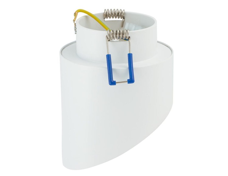 Lampa sufitowa podtynkowa HVAR CG WHITE 10488 NOWODVORSKI Lighting GX53 8,5 cm Spot oświetleniowa nowoczesna sufitowa metal biała do regipsu Inspiracje Premium