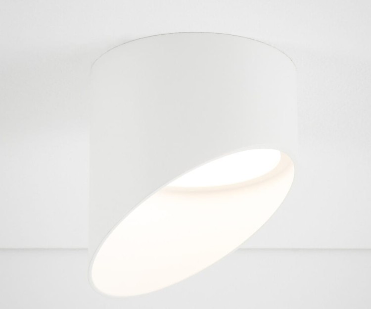 Lampa sufitowa podtynkowa HVAR CG WHITE 10488 NOWODVORSKI Lighting GX53 8,5 cm Spot oświetleniowa nowoczesna sufitowa metal biała do regipsu Inspiracje Premium