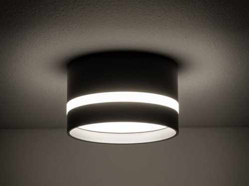 Lampa sufitowa podtynkowa MURTER CG BLACK 10489 NOWODVORSKI Lighting GX53 8,5 cm Spot oświetleniowa nowoczesna sufitowa metal czarna do regipsu Inspiracje Premium