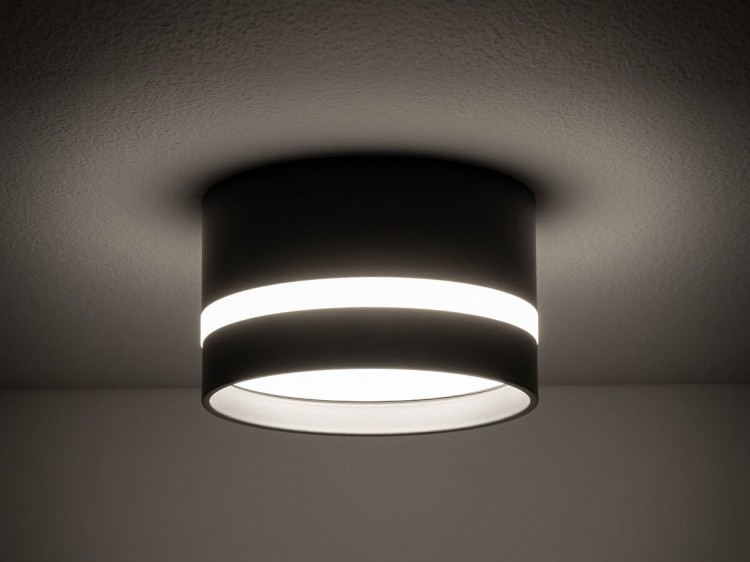 Lampa sufitowa podtynkowa MURTER CG BLACK 10489 NOWODVORSKI Lighting GX53 8,5 cm Spot oświetleniowa nowoczesna sufitowa metal czarna do regipsu Inspiracje Premium