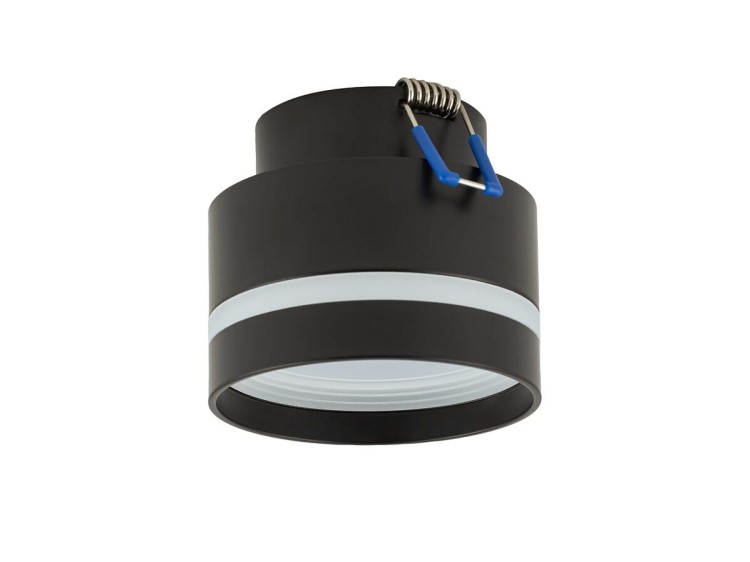 Lampa sufitowa podtynkowa MURTER CG BLACK 10489 NOWODVORSKI Lighting GX53 8,5 cm Spot oświetleniowa nowoczesna sufitowa metal czarna do regipsu Inspiracje Premium