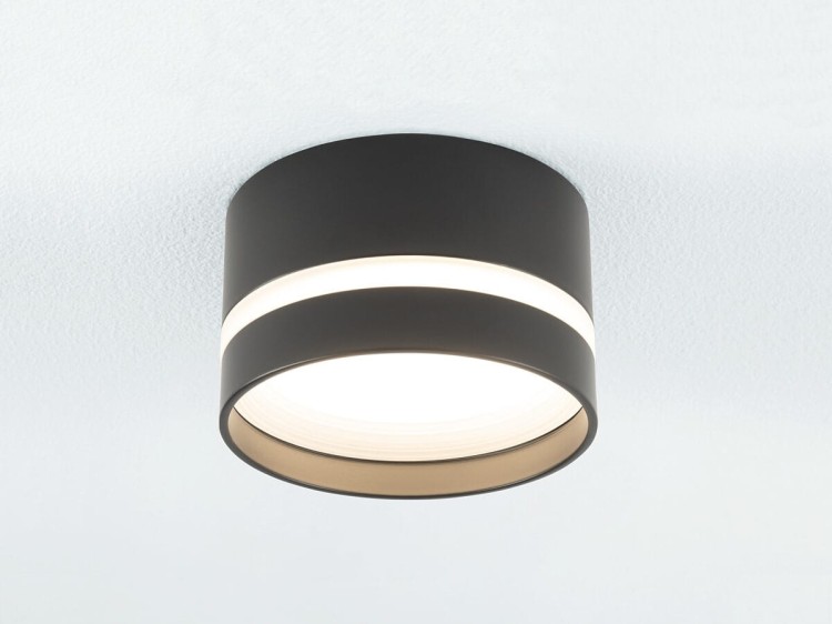 Lampa sufitowa podtynkowa MURTER CG BLACK 10489 NOWODVORSKI Lighting GX53 8,5 cm Spot oświetleniowa nowoczesna sufitowa metal czarna do regipsu Inspiracje Premium