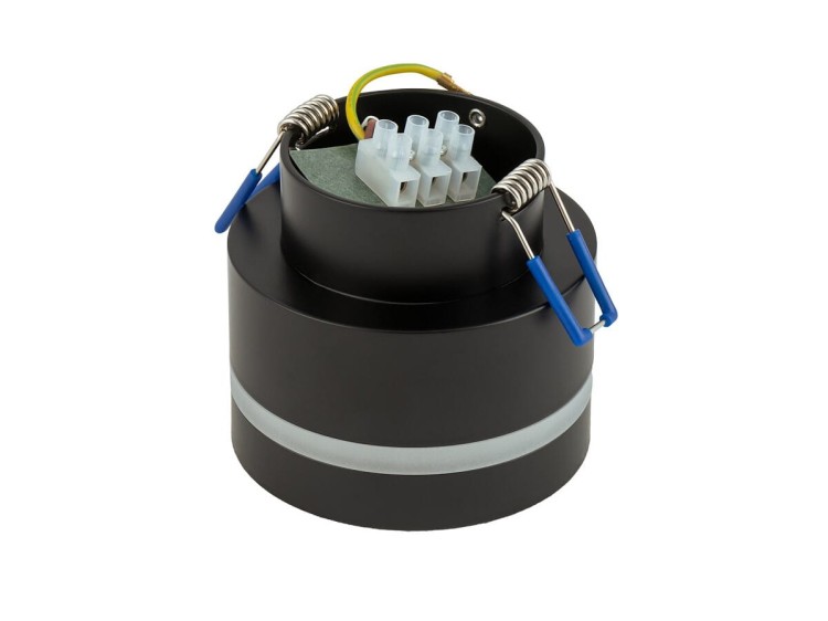 Lampa sufitowa podtynkowa MURTER CG BLACK 10489 NOWODVORSKI Lighting GX53 8,5 cm Spot oświetleniowa nowoczesna sufitowa metal czarna do regipsu Inspiracje Premium
