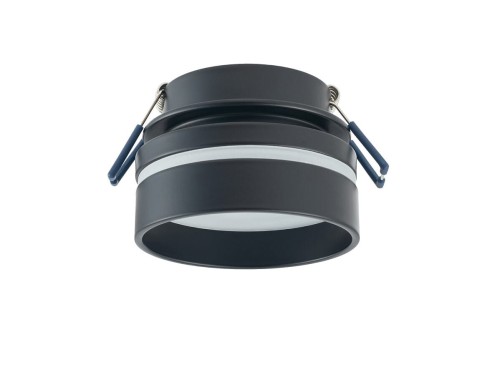 Lampa sufitowa podtynkowa MLJET CG BLACK 10493 NOWODVORSKI Lighting GU10 8 cm Spot oświetleniowa nowoczesna sufitowa metal czarna do regipsu Inspiracje Premium