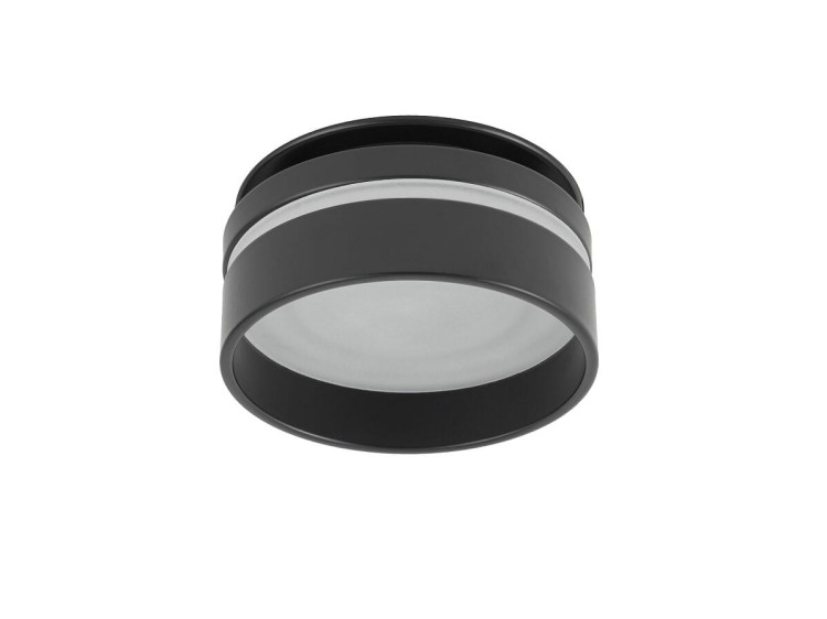Lampa sufitowa podtynkowa MLJET CG BLACK 10493 NOWODVORSKI Lighting GU10 8 cm Spot oświetleniowa nowoczesna sufitowa metal czarna do regipsu Inspiracje Premium
