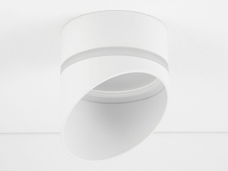 Lampa sufitowa podtynkowa VIS WHITE 10486 NOWODVORSKI Lighting GX53 8,5 cm Spot oświetleniowa nowoczesna sufitowa metal biała do regipsu Inspiracje Premium