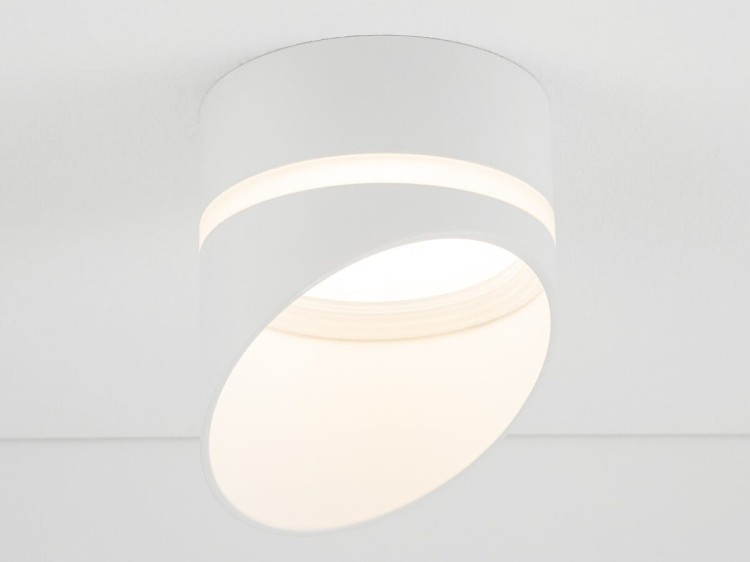 Lampa sufitowa podtynkowa VIS WHITE 10486 NOWODVORSKI Lighting GX53 8,5 cm Spot oświetleniowa nowoczesna sufitowa metal biała do regipsu Inspiracje Premium