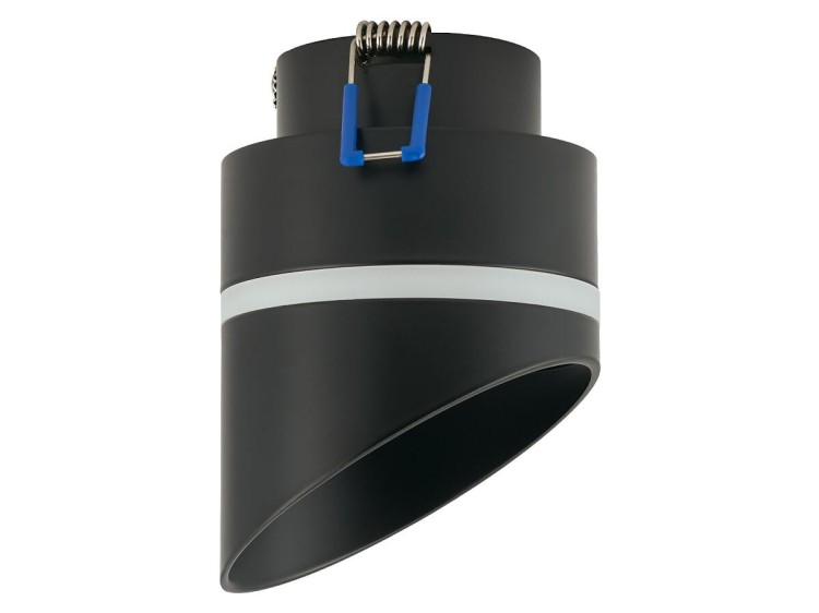 Lampa sufitowa podtynkowa VIS BLACK 10485 NOWODVORSKI Lighting GX53 8,5 cm Spot oświetleniowa nowoczesna sufitowa metal czarna do regipsu Inspiracje Premium