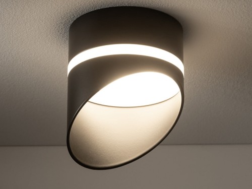 Lampa sufitowa podtynkowa VIS BLACK 10485 NOWODVORSKI Lighting GX53 8,5 cm Spot oświetleniowa nowoczesna sufitowa metal czarna do regipsu Inspiracje Premium