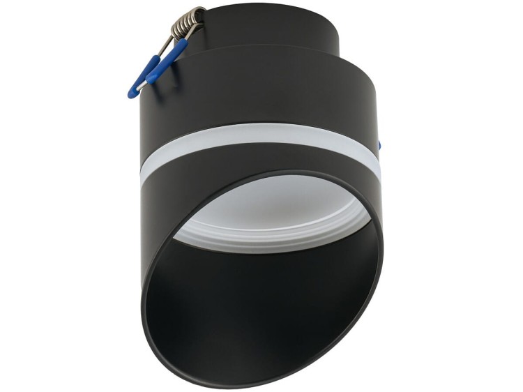 Lampa sufitowa podtynkowa VIS BLACK 10485 NOWODVORSKI Lighting GX53 8,5 cm Spot oświetleniowa nowoczesna sufitowa metal czarna do regipsu Inspiracje Premium