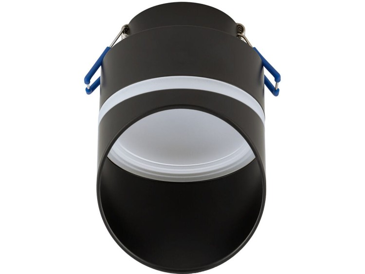 Lampa sufitowa podtynkowa VIS BLACK 10485 NOWODVORSKI Lighting GX53 8,5 cm Spot oświetleniowa nowoczesna sufitowa metal czarna do regipsu Inspiracje Premium