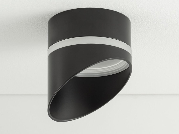 Lampa sufitowa podtynkowa VIS BLACK 10485 NOWODVORSKI Lighting GX53 8,5 cm Spot oświetleniowa nowoczesna sufitowa metal czarna do regipsu Inspiracje Premium