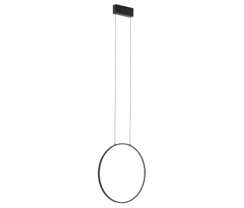 Lampa sufitowa wisząca Industrialna Loft CIRCOLO LED SV-45 S BLACK 10810 NOWODVORSKI Lighting 3000K 18W oświetleniowa żyrandol nowoczesna metal czarna czarny  zwis Inspiracje Premium