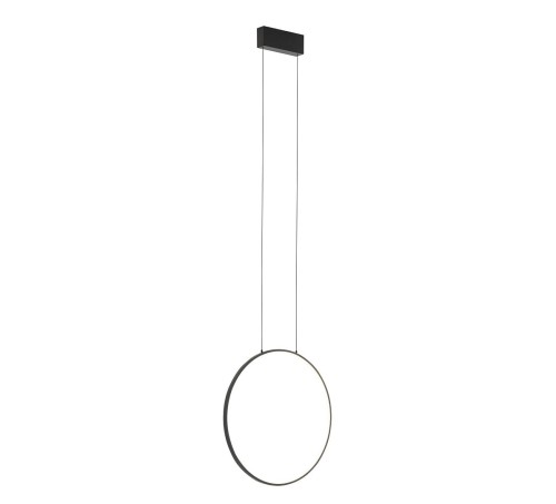 Lampa sufitowa wisząca Industrialna Loft CIRCOLO LED SV-45 S BLACK 10810 NOWODVORSKI Lighting 3000K 18W oświetleniowa żyrandol nowoczesna metal czarna czarny  zwis Inspiracje Premium