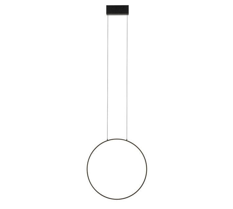 Lampa sufitowa wisząca Industrialna Loft CIRCOLO LED SV-45 S BLACK 10810 NOWODVORSKI Lighting 3000K 18W oświetleniowa żyrandol nowoczesna metal czarna czarny  zwis Inspiracje Premium