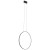 Lampa sufitowa wisząca Industrialna Loft CIRCOLO LED SV-60 M BLACK 10811 NOWODVORSKI Lighting 3000K 21W oświetleniowa żyrandol nowoczesna metal czarna czarny  zwis Inspiracje Premium