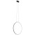 Lampa sufitowa wisząca Industrialna Loft CIRCOLO LED SV-60 M BLACK 10811 NOWODVORSKI Lighting 3000K 21W oświetleniowa żyrandol nowoczesna metal czarna czarny  zwis Inspiracje Premium