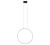 Lampa sufitowa wisząca Industrialna Loft CIRCOLO LED SV-60 M BLACK 10811 NOWODVORSKI Lighting 3000K 21W oświetleniowa żyrandol nowoczesna metal czarna czarny  zwis Inspiracje Premium