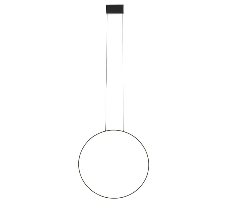 Lampa sufitowa wisząca Industrialna Loft CIRCOLO LED SV-60 M BLACK 10811 NOWODVORSKI Lighting 3000K 21W oświetleniowa żyrandol nowoczesna metal czarna czarny  zwis Inspiracje Premium
