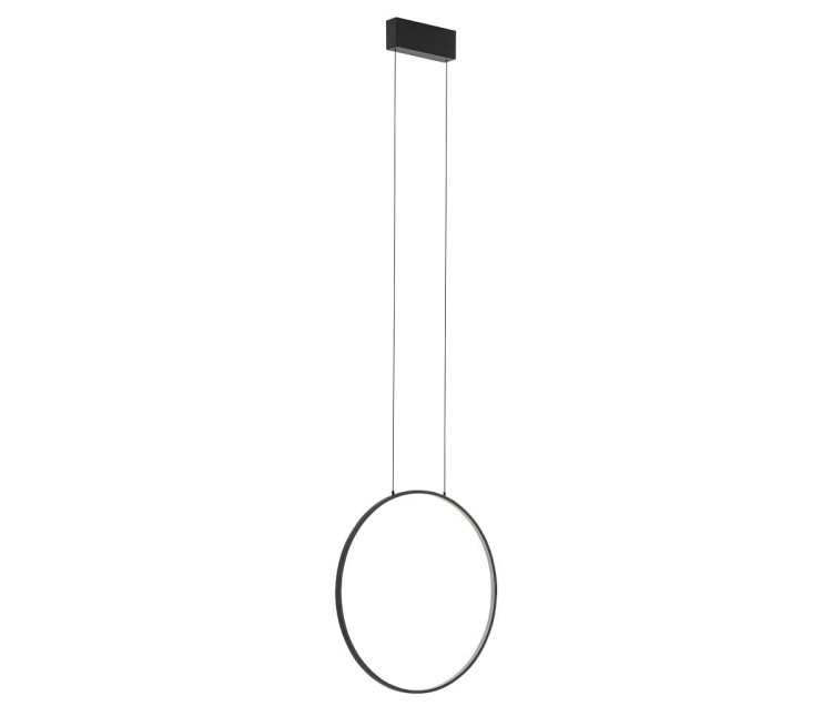 Lampa sufitowa wisząca Industrialna Loft CIRCOLO LED SV-45 S BLACK 10860 NOWODVORSKI Lighting 4000K 18W oświetleniowa żyrandol nowoczesna metal czarna czarny zwis Inspiracje Premium