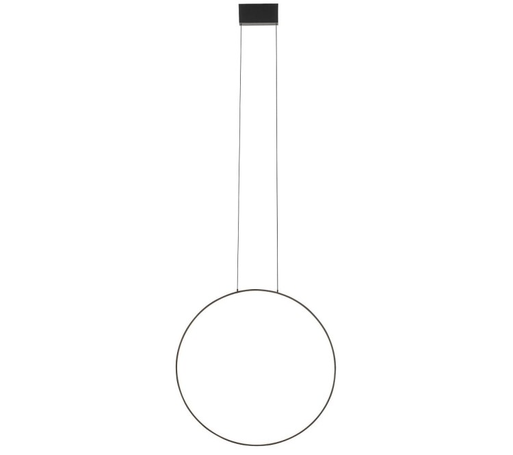 Lampa sufitowa wisząca Industrialna Loft CIRCOLO LED SV-60 M BLACK 10861 NOWODVORSKI Lighting 4000K 18W oświetleniowa żyrandol nowoczesna metal czarna czarny  zwis Inspiracje Premium
