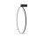 Lampa ścienna kinkiet CIRCOLO LED S CH-45 10928 NOWODVORSKI Lighting 18W 3000K 45cm Industrialna Loft oprawa oświetleniowa nowoczesny dekoracyjny koło okrąg metalowy czarna czarny Inspiracje Premium