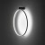 Lampa ścienna kinkiet CIRCOLO LED M CH-60 10865 NOWODVORSKI Lighting 21W 4000K 60cm Industrialna Loft oprawa oświetleniowa nowoczesny dekoracyjny koło okrąg metalowy czarna czarny Inspiracje Premium