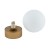Lampa sufitowa Loft KIER S GOLD 10623 NOWODVORSKI Lighting G9 nowoczesna oprawa oświetleniowa kula biała plafon biało-złoty złota metal szkło Inspiracje Premium
