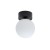 Lampa sufitowa Loft KIER I S 10302 NOWODVORSKI Lighting G9 nowoczesna oprawa oświetleniowa kula biała plafon czarno-biały czarna metal szkło Inspiracje Premium