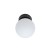 Lampa sufitowa Loft KIER I S 10302 NOWODVORSKI Lighting G9 nowoczesna oprawa oświetleniowa kula biała plafon czarno-biały czarna metal szkło Inspiracje Premium