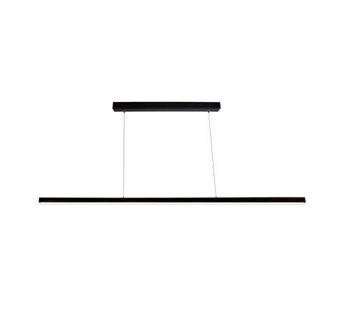 Lampa liniowa wisząca LARGO 3000K 30W WOJP07817 SPECTRUM LED 112cm Loft nowoczesna sufitowa oświetleniowa zwis do biura nad biurko stół biurowa czarna czarny Inspiracje Premium