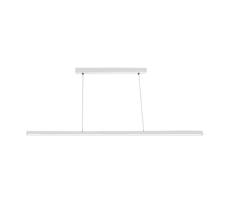 Lampa liniowa wisząca LARGO 4000K 30W WOJP07820 SPECTRUM LED 112cm Loft nowoczesna sufitowa oświetleniowa zwis do biura nad biurko stół biurowa biała biały Inspiracje Premium