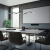 Lampa sufitowa wisząca fale Industrialna Loft GRANT BLACK 38W LED ML8609 Milagro 4000K 100cm nowoczesna oprawa oświetleniowa wyginana metal żyrandol czarny czarna zwis Inspiracje Premium