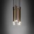 Lampa sufitowa wisząca żyrandol punktowa Industrialna LASER MULTICOLOUR VII 10704 NOWODVORSKI Lighting G9 Loft nowoczesna oprawa oświetleniowa nad stół blat wyspę tuba zwis Inspiracje Premium multikolor