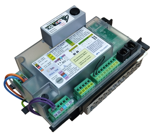Płytka sterująca do Tousek PULL T24 z zasilaczem 12111410 PULL-T24 T-24 w obudowie do Napędu bramy przesuwnej bram przesuwnych automatu silnika elektronika płyta