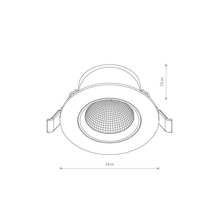 Sufitowa oprawa lampa punktowa EGINA BLACK 15W 10558 NOWODVORSKI Lighting 4000K tuba spot downlight natynkowa nowoczesna oświetleniowa czarna czarny Inspiracje Premium