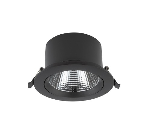 Sufitowa oprawa lampa punktowa EGINA BLACK 15W 10557 NOWODVORSKI Lighting 3000K tuba spot downlight natynkowa nowoczesna oświetleniowa czarna czarny Inspiracje Premium