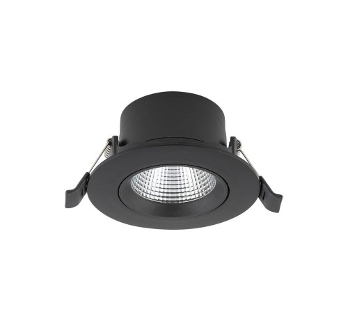 Sufitowa oprawa lampa punktowa EGINA BLACK 10W 10554 NOWODVORSKI Lighting 4000K tuba spot downlight natynkowa nowoczesna oświetleniowa czarna czarny Inspiracje Premium
